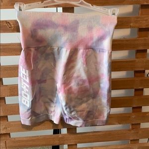 Bo+tee tie dye seamless shorts